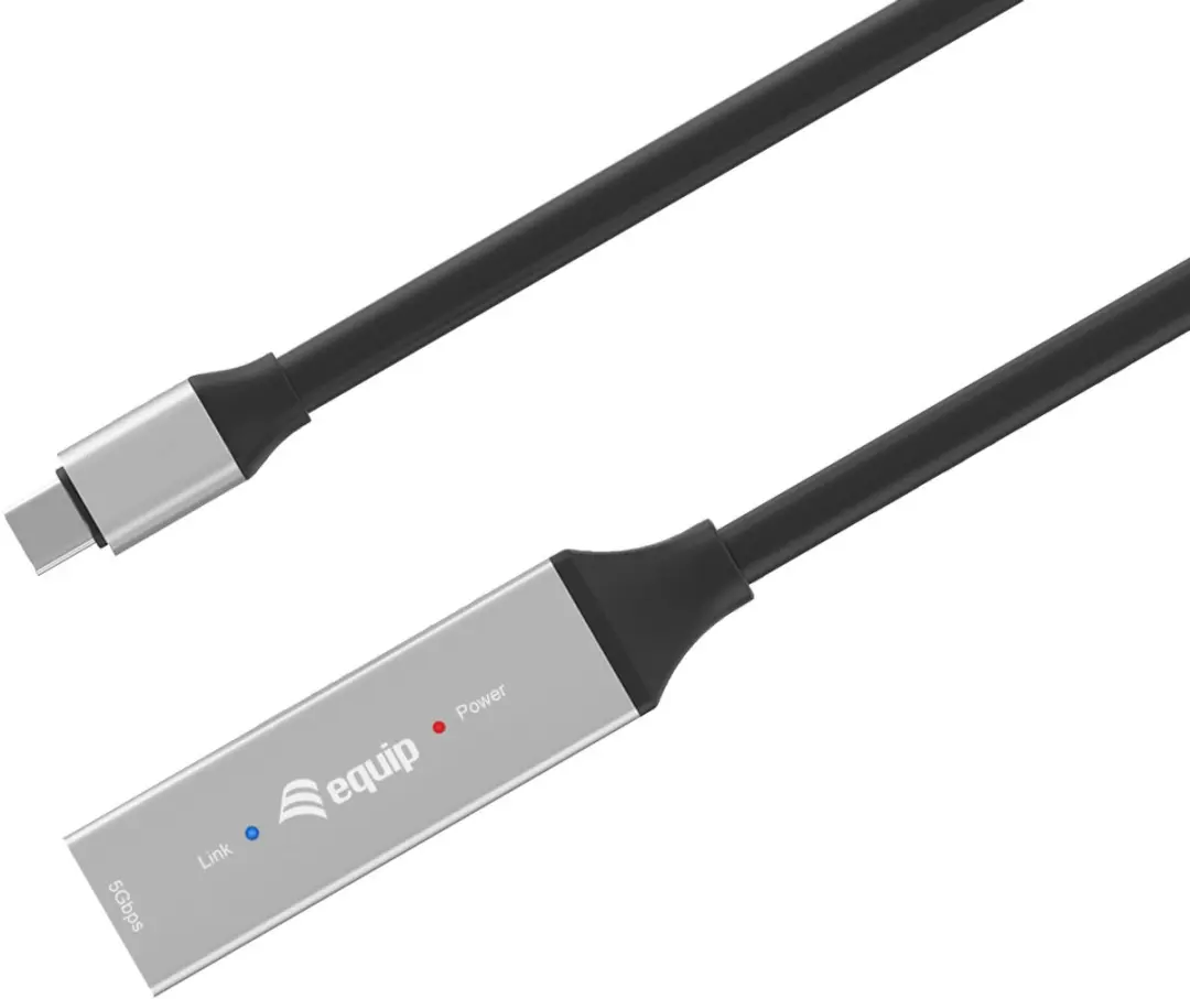 Equip 133356 USB 3.2 Gen 1 Kabel 5m - USB-C Zwart