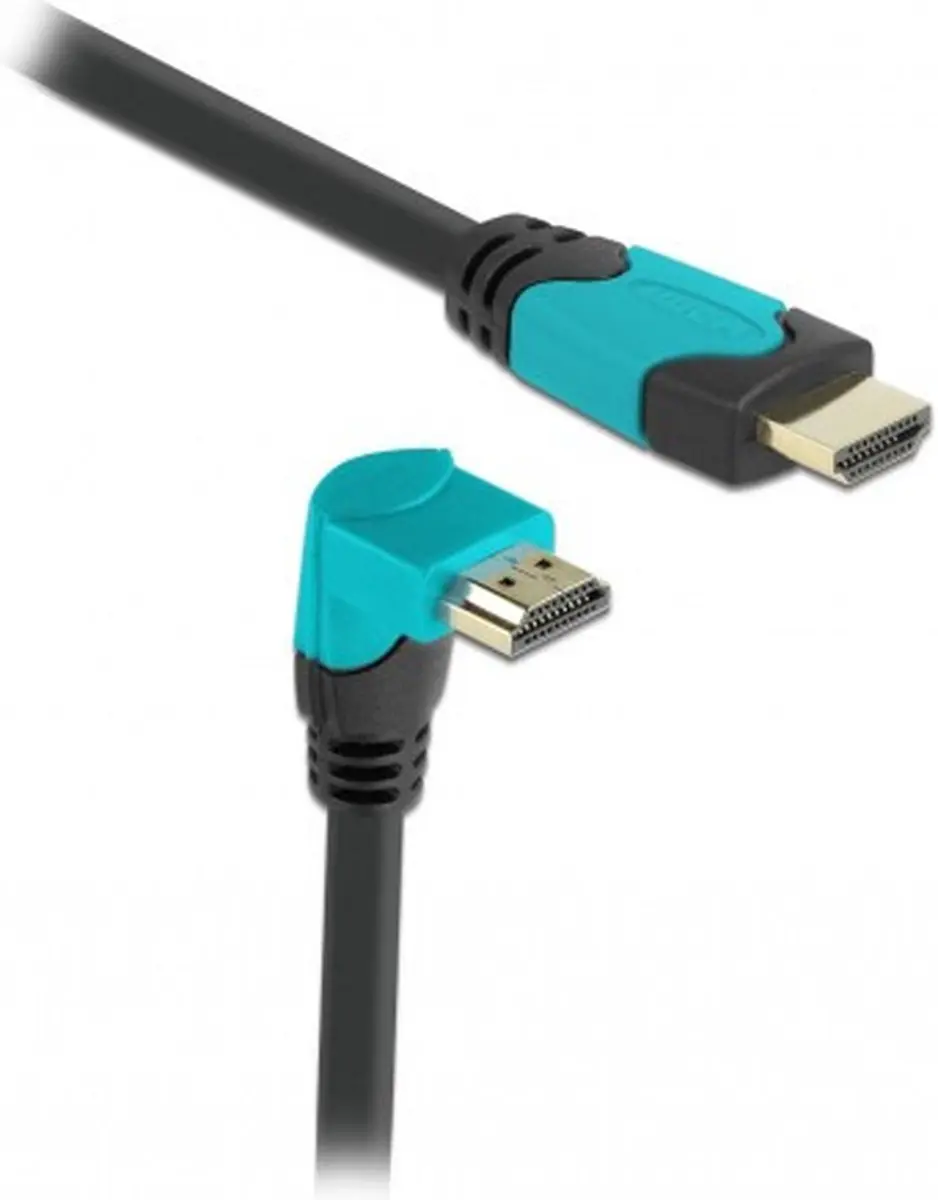 Delock HDMI Kabel 2.1 8K 60Hz HDR 1m - 90° Haaks