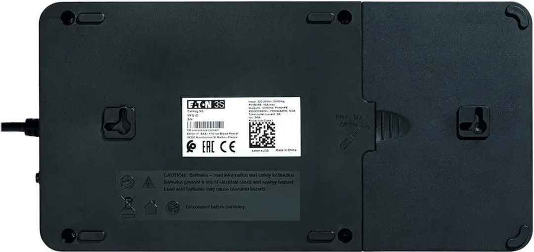 Eaton 3S700I UPS 700VA - 420W - 8 Stopcontacten - Zwart/Wit