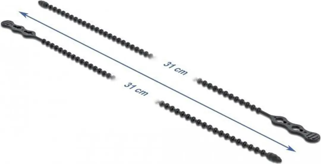 Delock Herbruikbare Kabelbinders 310x4.5mm - 10 Stuks