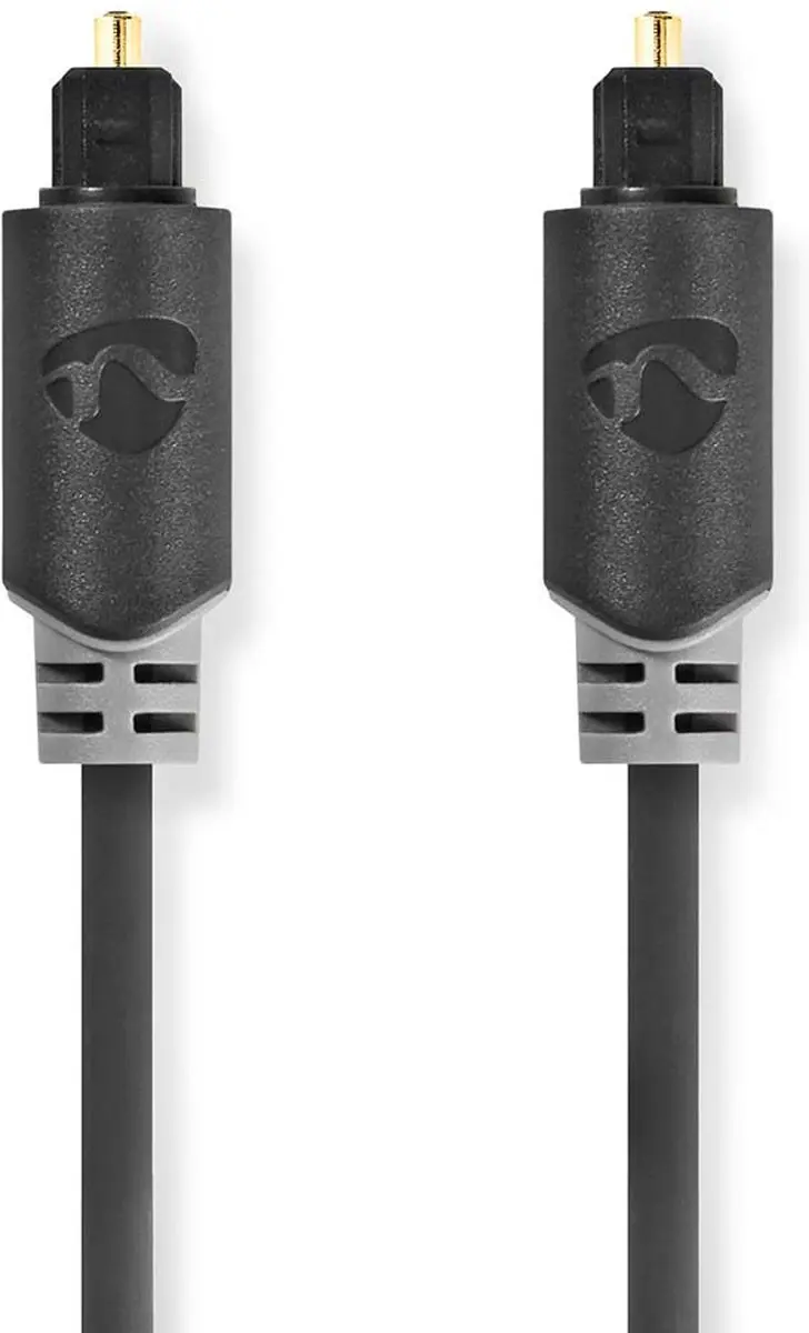 Nedis Optische Audiokabel CABW25000AT10 - 1m - Antraciet