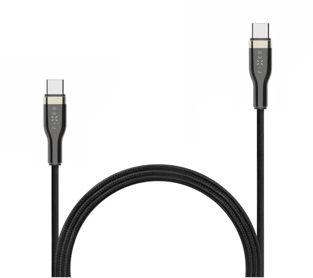 Fixed USB-C naar USB-C Kabel 100W 1,2m - Power Delivery - Zwart - afbeelding 6 van 6