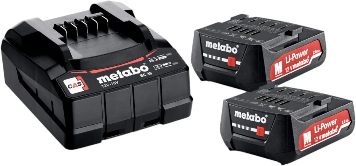 Metabo 12V 2.0Ah Accu Starterset 685300000