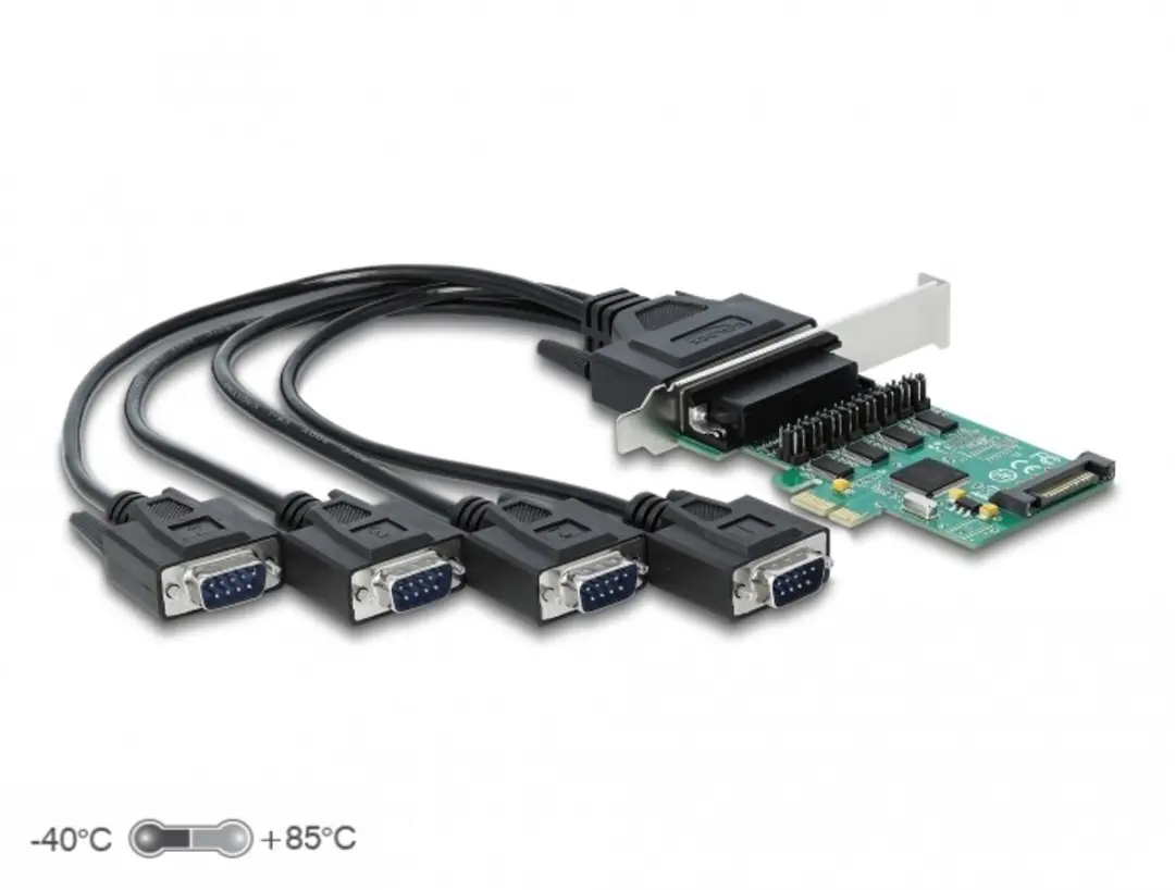 Delock PCIe Kaart 4x RS-232