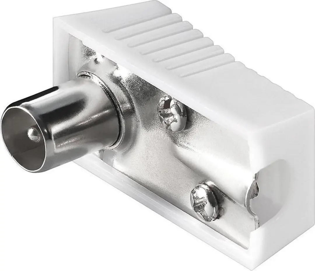 Goobay Coax Male Plug - Wit