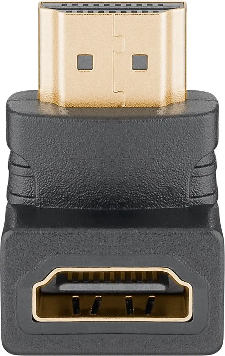 Goobay HDMI2.1 Haakse Adapter 8K60Hz - Zwart