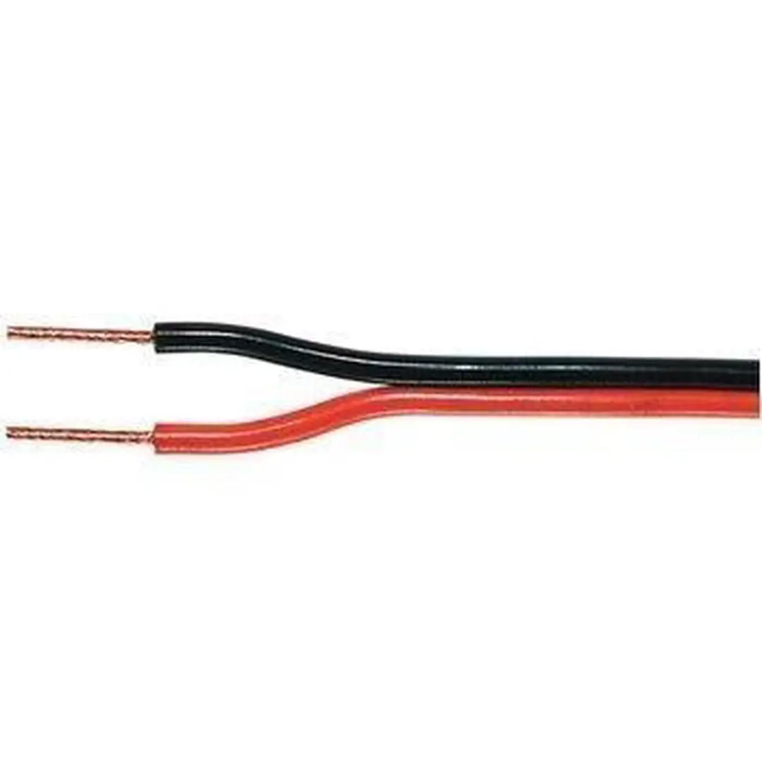 Nedis Speaker-Kabel CCA 0.75mm² 100m - Rood/Zwart - afbeelding 6 van 6