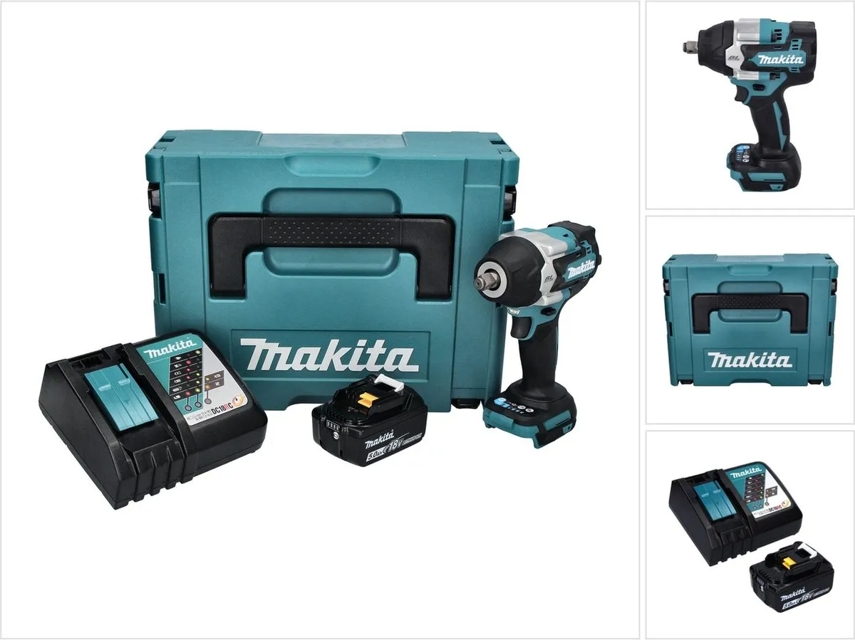 Makita DTW 700 RT1J Slagmoersleutel 18V 700Nm