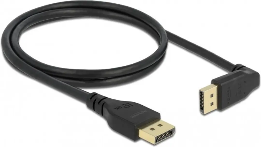 Delock DisplayPort Kabel 8K 60Hz 1m - Zwart
