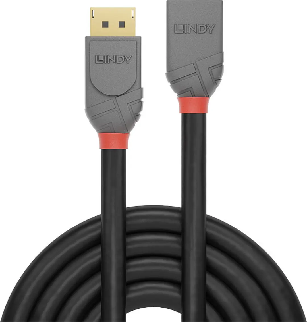 Lindy 36498 DisplayPort Verlengkabel 3.0m - Antraciet