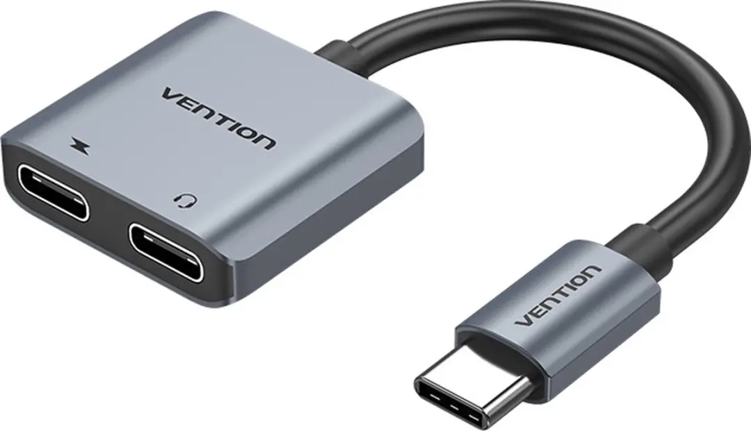 Vention BGZHA USB-C Tussenstuk 2x USB-C