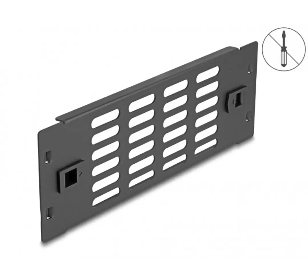 Delock 10 inch Ventilatiepaneel 2U