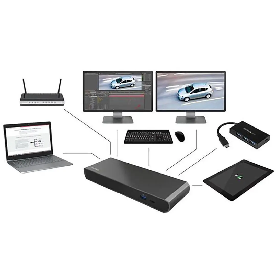Startech TB3DK2DPPDUE Thunderbolt 3 Dockingstation - Dual-4K - 85W