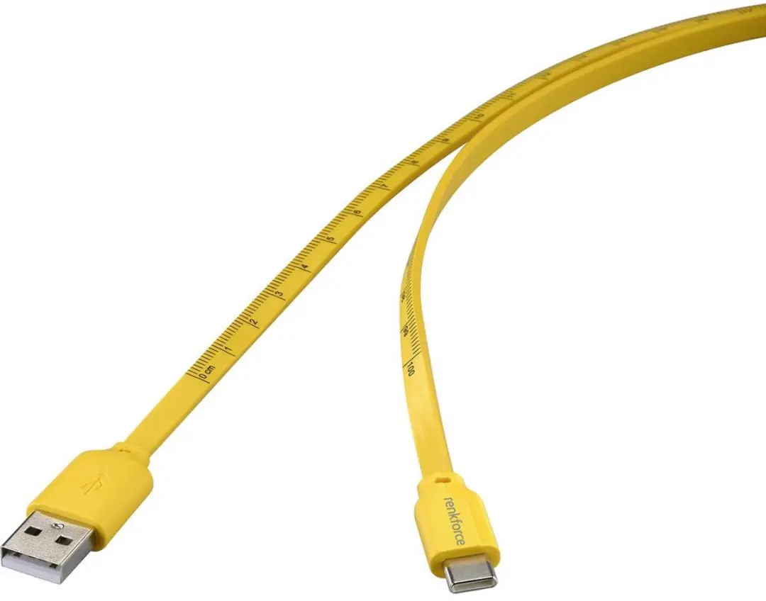 Renkforce RF-6721076 USB-kabel USB-C naar USB-A 1m