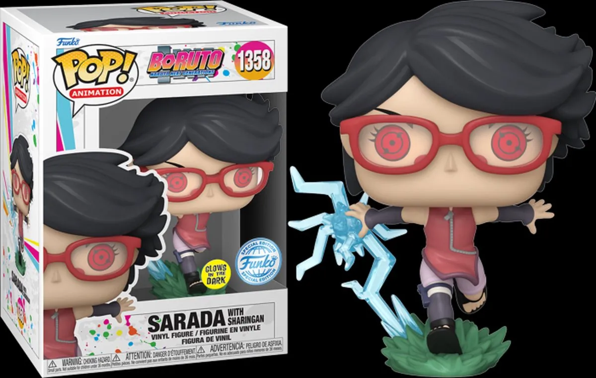 Funko Pop! Boruto Sarada Glow in the Dark #1358 - Multicolor