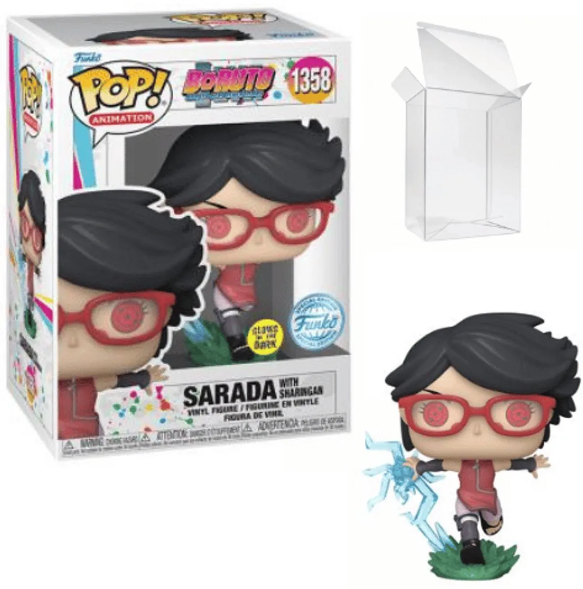 Funko Pop! Boruto Sarada Glow in the Dark #1358 - Multicolor