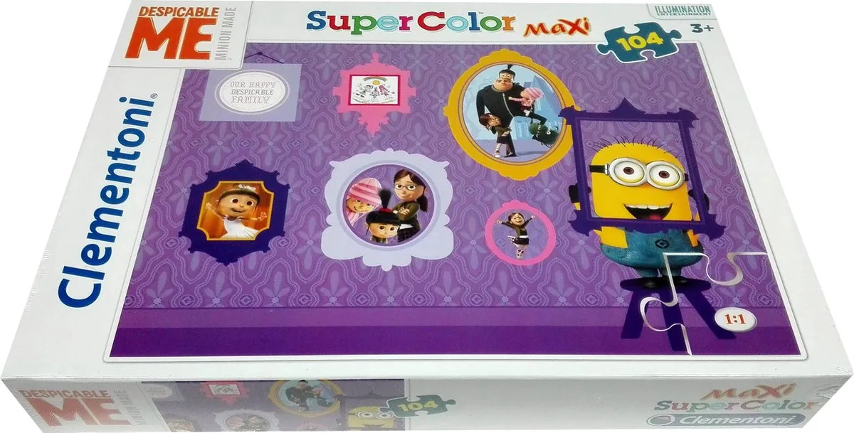 Clementoni Super Color Maxi Puzzel 104 Stuks