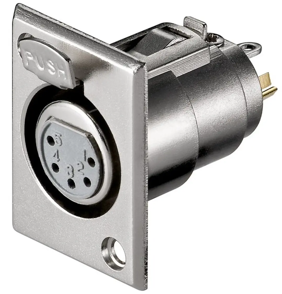Goobay XLR 5-pins Inbouwconnector