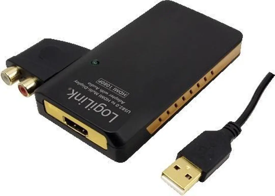 Logilink UA0105 USB 2.0 HDMI naar 2x RCA Tussenstuk