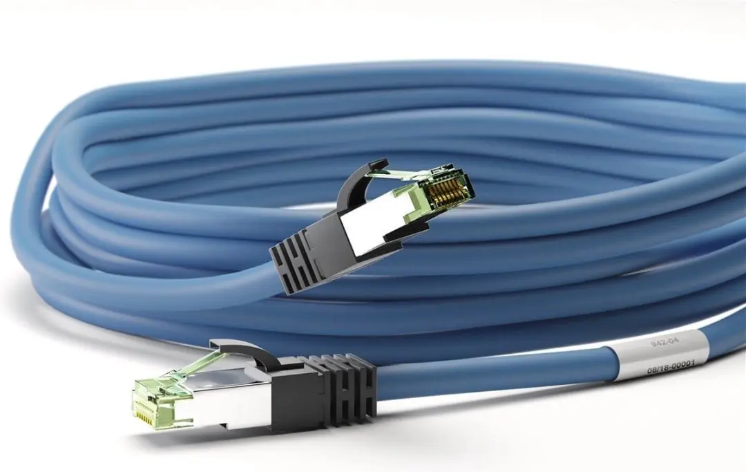 Goobay CAT8.1 Netwerkkabel 40Gbit - Blauw - 10m
