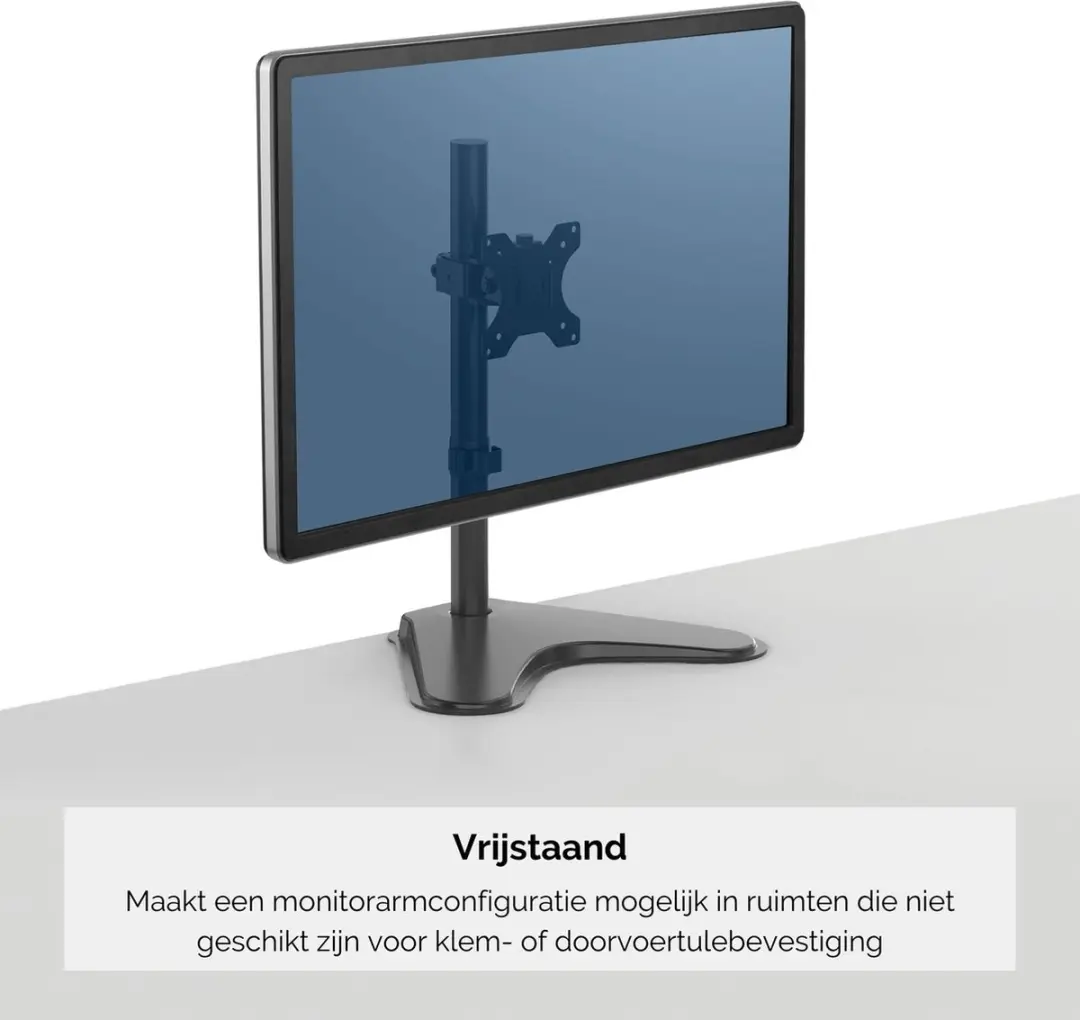 Fellowes Seasa Professional 8049601 Monitorarm - 32" - Zwart - afbeelding 6 van 6