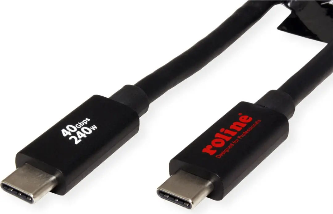 Roline USB4 Gen3x2 Kabel C-C M/M 2m - 40Gbit/s 240W