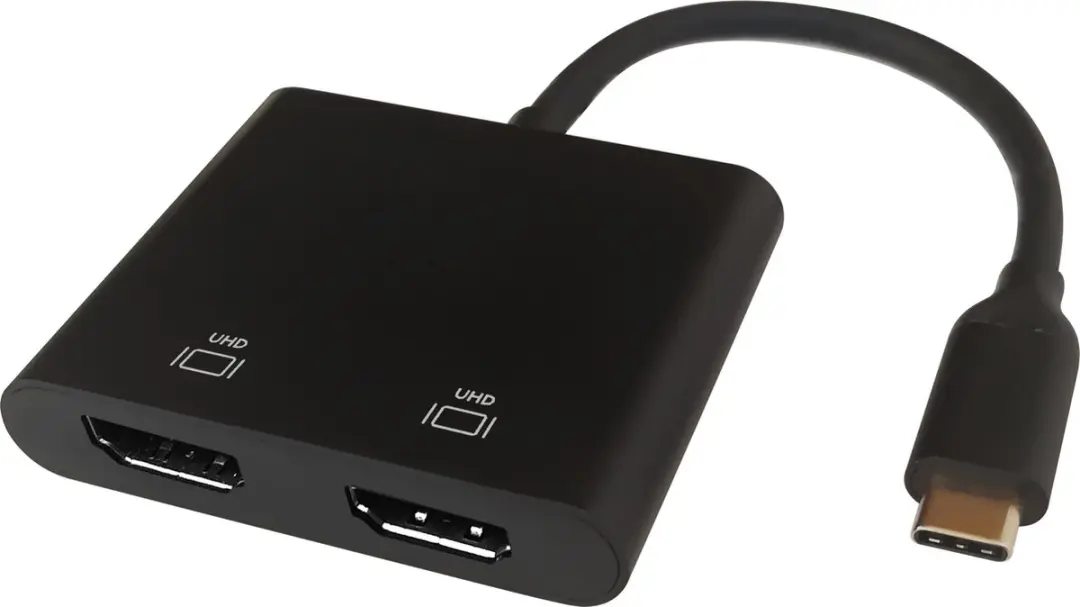 Deltaco USBC-2HDMI USB-C naar 2x HDMI Adapter