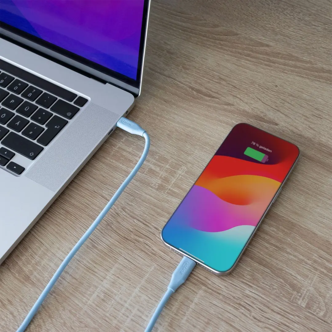 InLine USB-C Snelladingskabel 100W 2m - Blauw