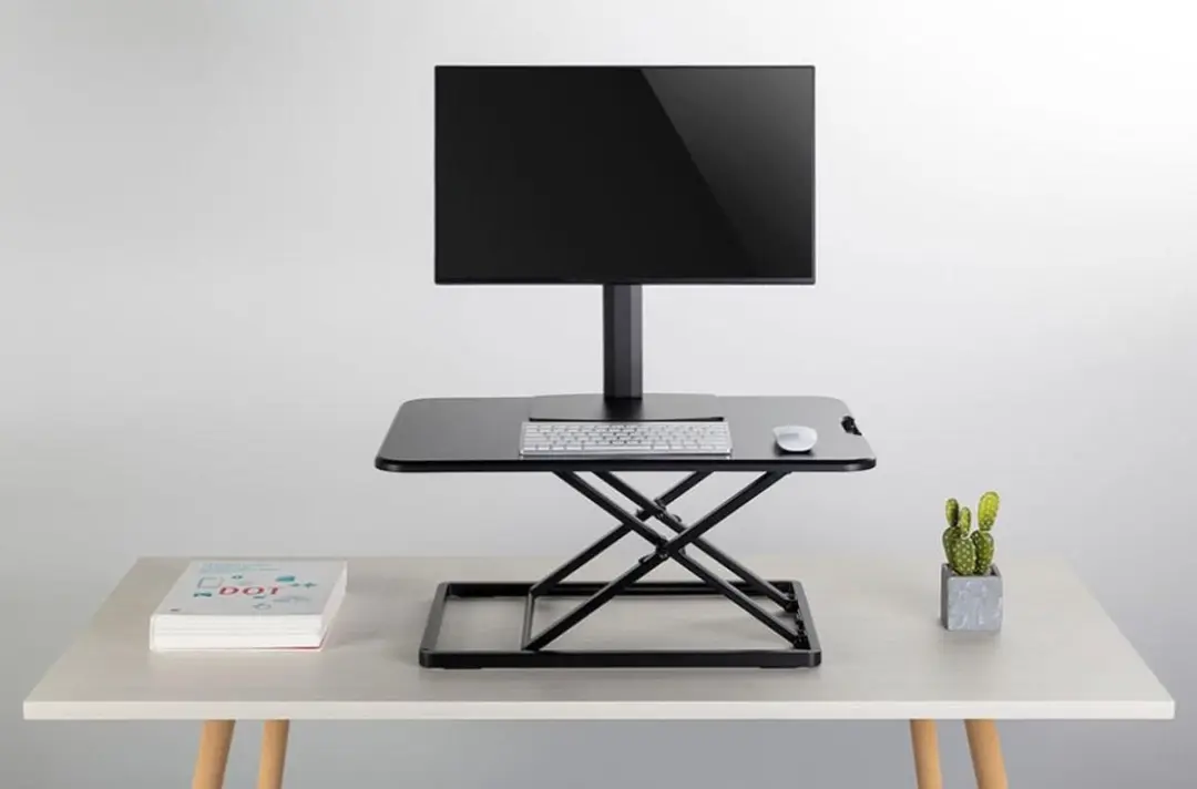Neomounts NS-WS050BLACK Zit-stawerkplek - 5 hoogtes - 20" - Zwart