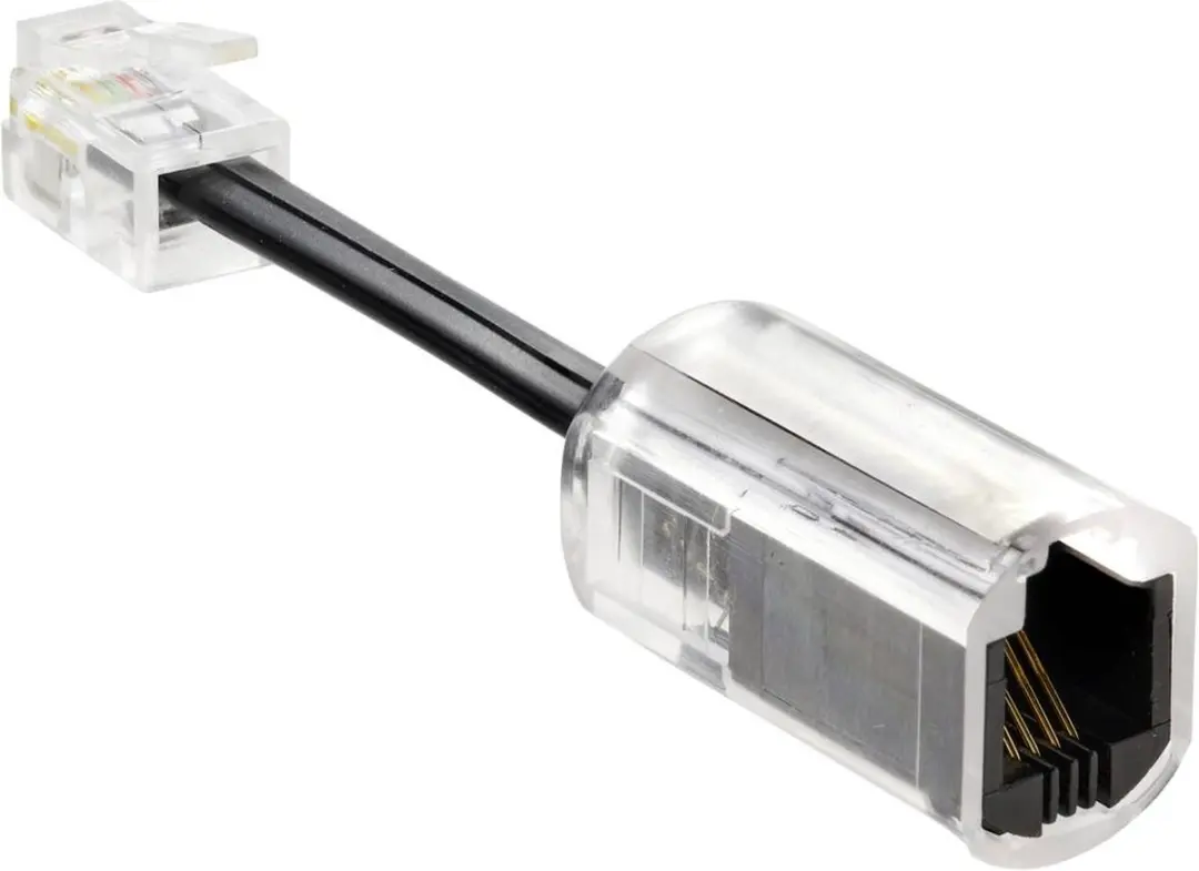 Renkforce Snoerontwarder Adapter RF-5771776 - RJ10 4p4c Zwart
