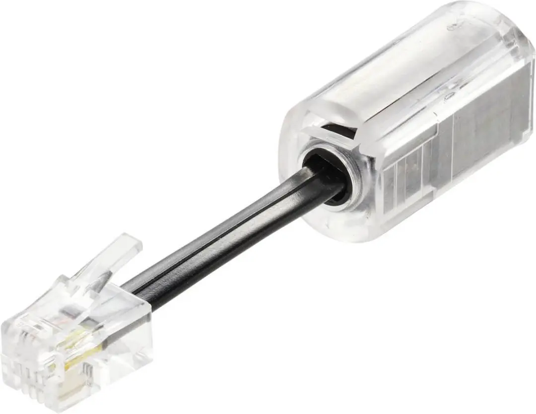 Renkforce Snoerontwarder Adapter RF-5771776 - RJ10 4p4c Zwart