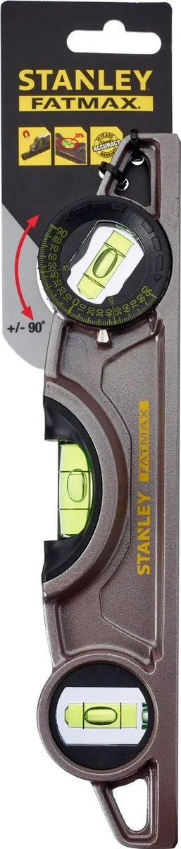 Stanley FatMax Pro Torpedo Waterpas 0-43-609 - Grijs