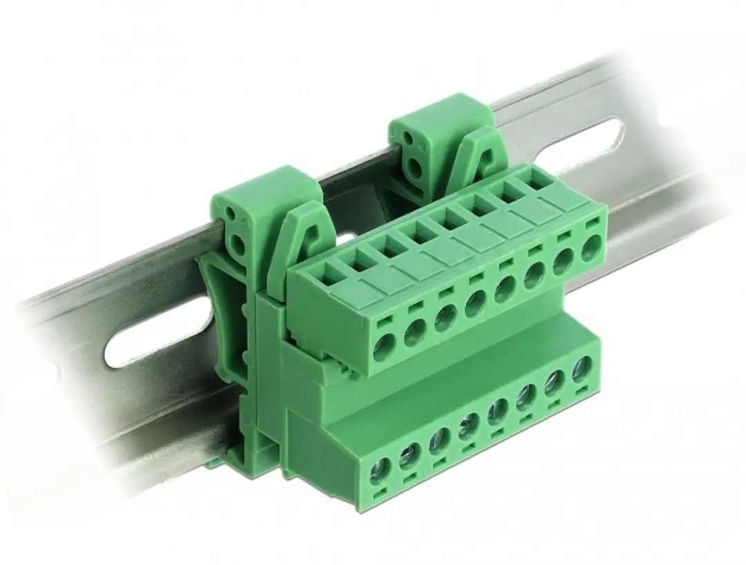 Delock Terminalblok voor DIN-rail 8-polig