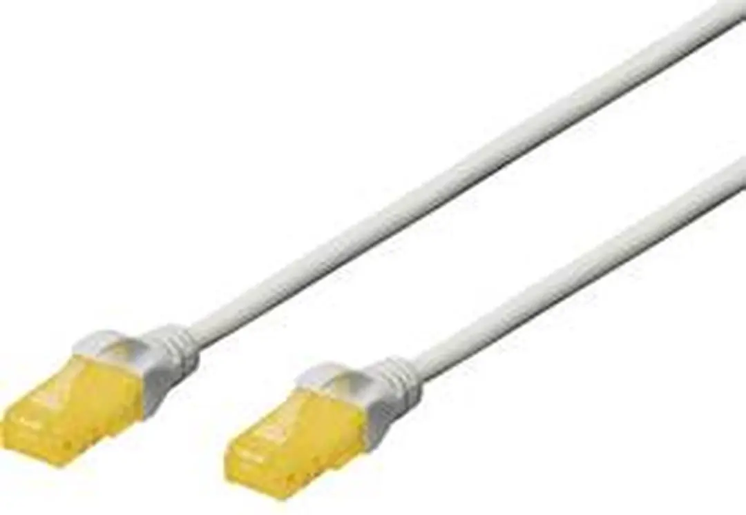Digitus DK-1613-A-010 Netwerkkabel CAT 6A 1m - Grijs Halogeenvrij