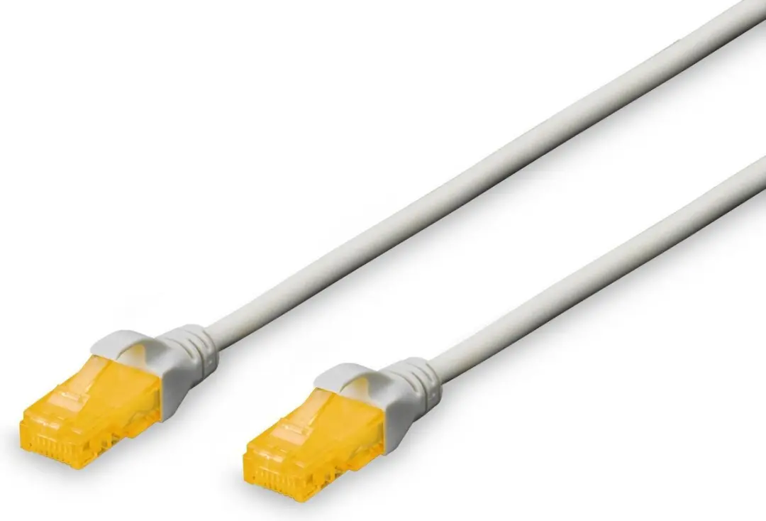 Digitus DK-1613-A-010 Netwerkkabel CAT 6A 1m - Grijs Halogeenvrij