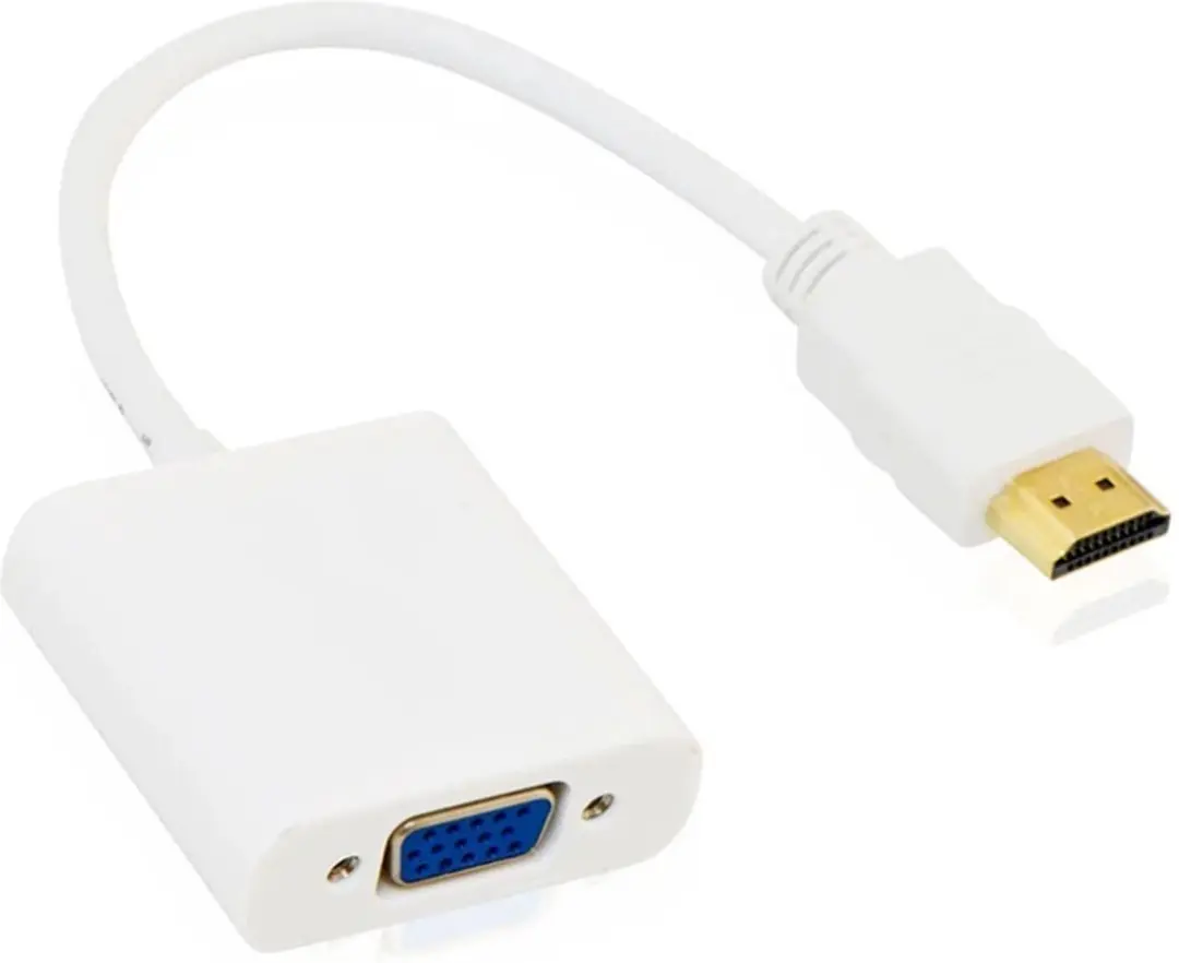 Nedis HDMI naar VGA + 3,5mm Jack & Micro USB Adapter Wit