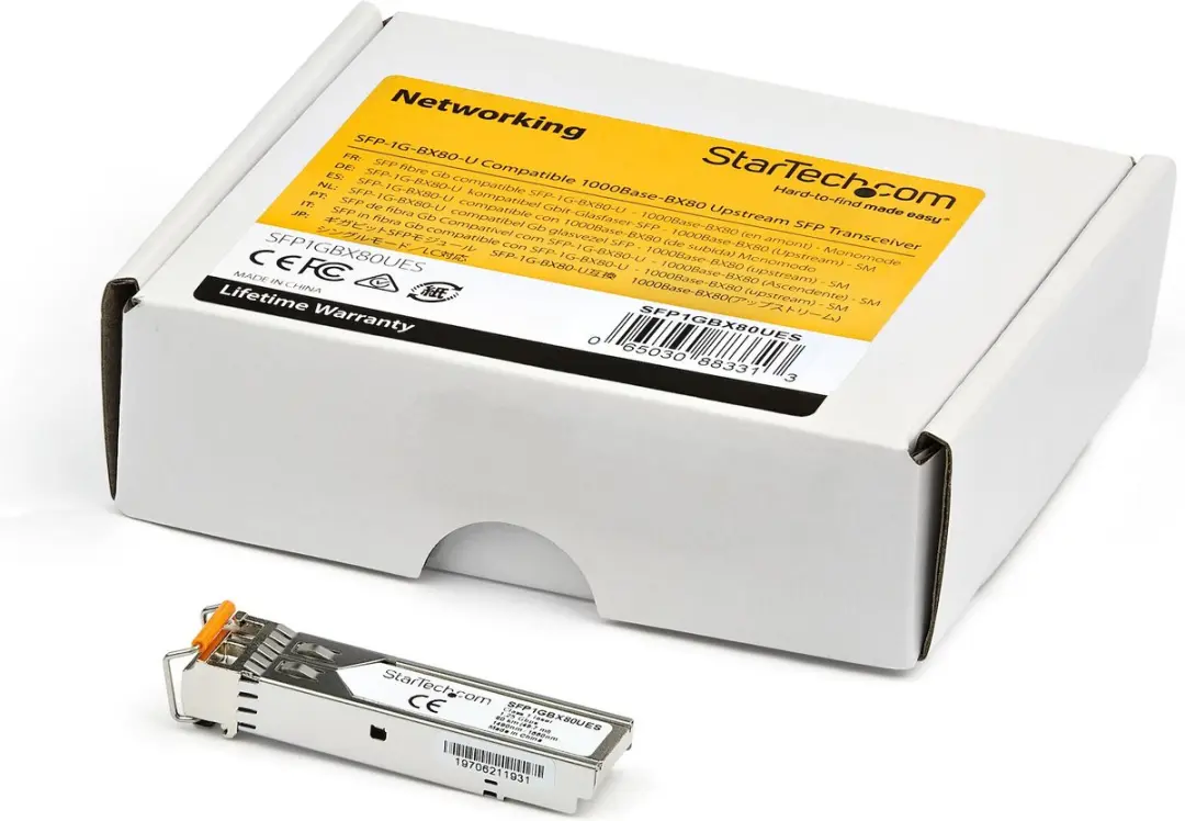 Startech Juniper SFP1GBX80UES SFP-module - Metaal