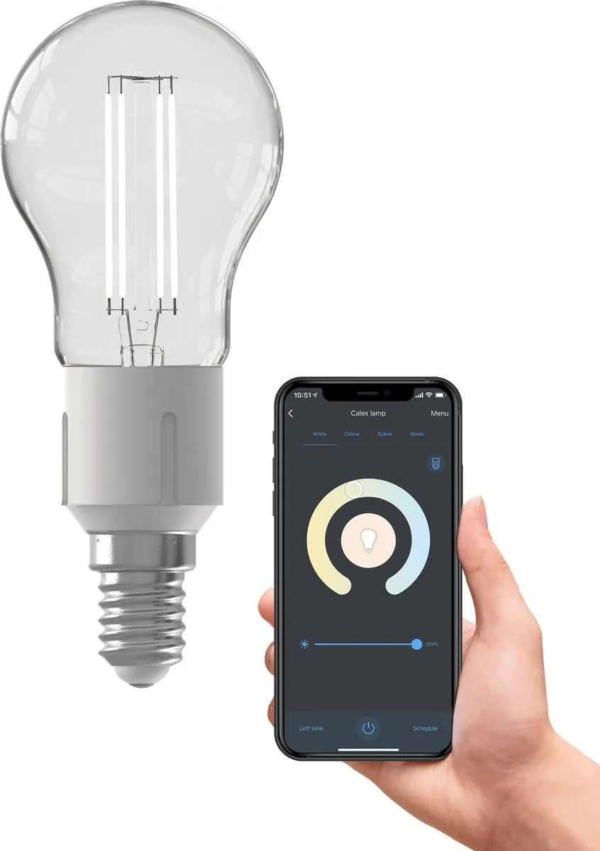 Calex Slimme LED Filamentlamp E14 4,5W