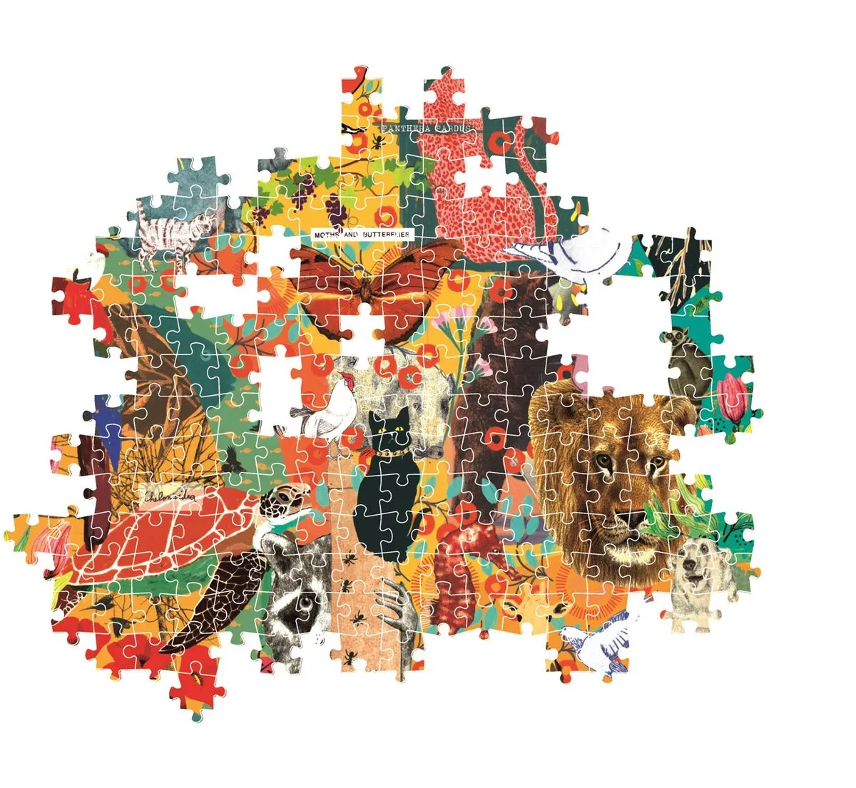 Clementoni Puzzel 1000 Stuks Dieren & Botanisch - Multikleur - afbeelding 6 van 6