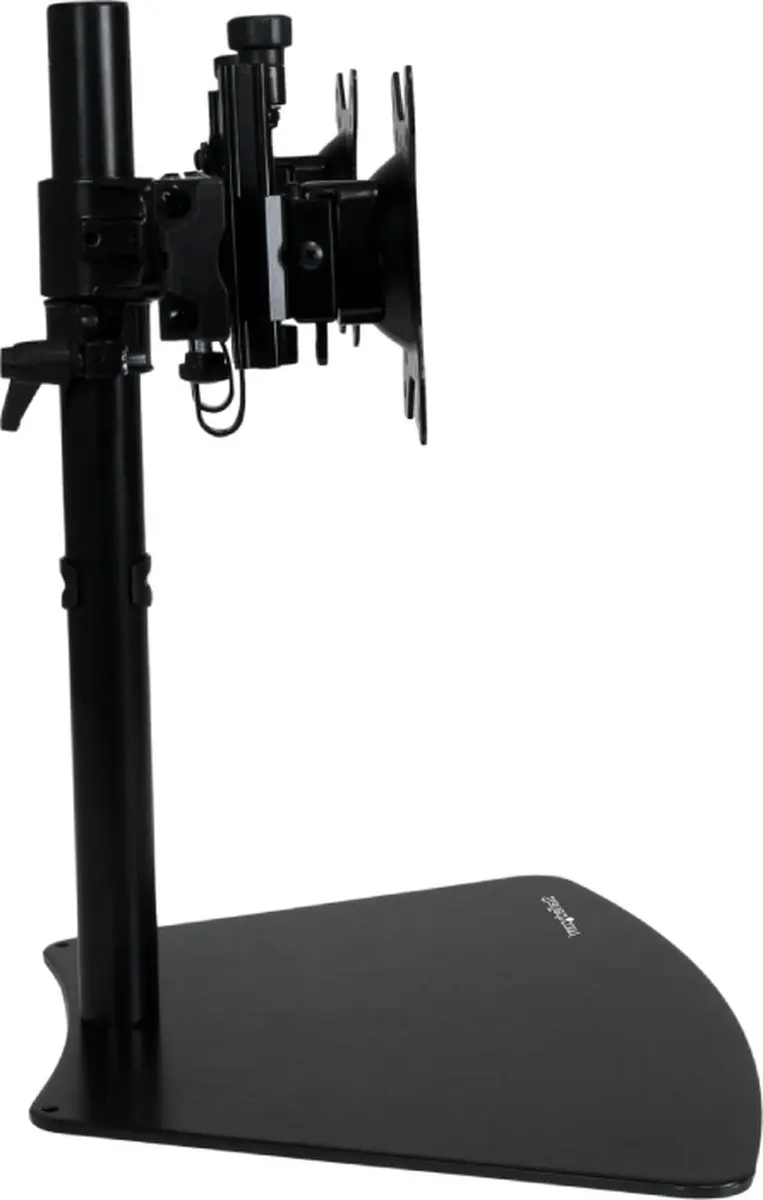 Startech ARMBARDUO Tafelstandaard voor 2 Schermen tot 24" - 8kg - Zwart