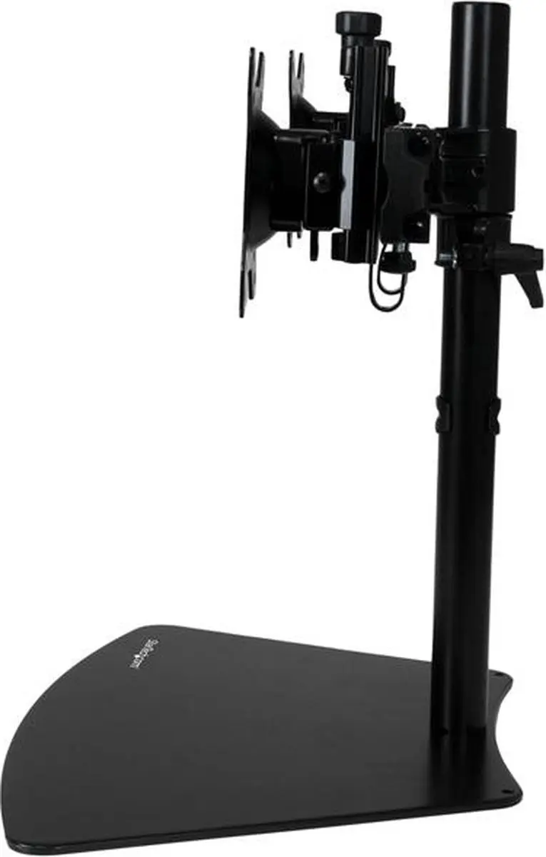 Startech ARMBARDUO Tafelstandaard voor 2 Schermen tot 24" - 8kg - Zwart