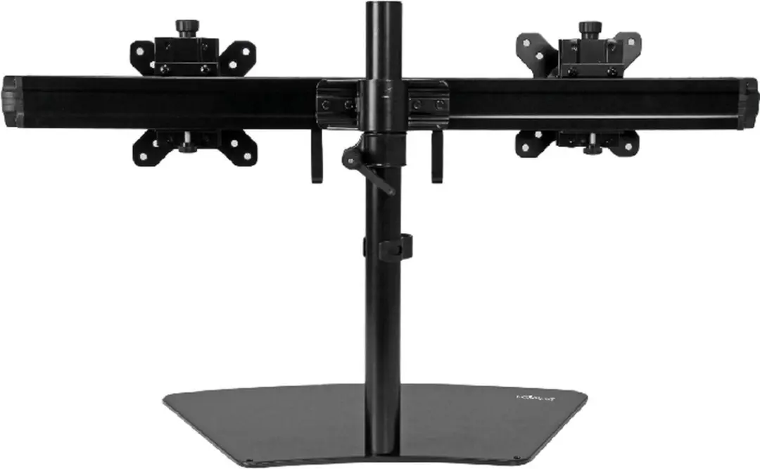 Startech ARMBARDUO Tafelstandaard voor 2 Schermen tot 24" - 8kg - Zwart