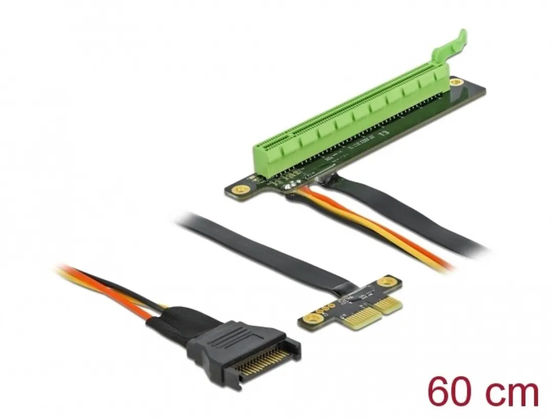 Delock PCIe Riser x1 naar x16