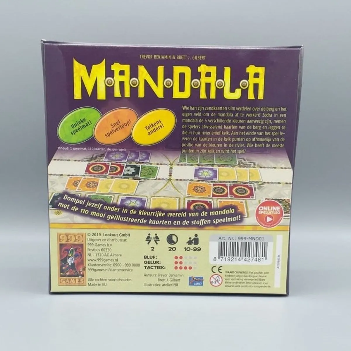 999 Games Mandala Breinbreker - 2 Spelers
