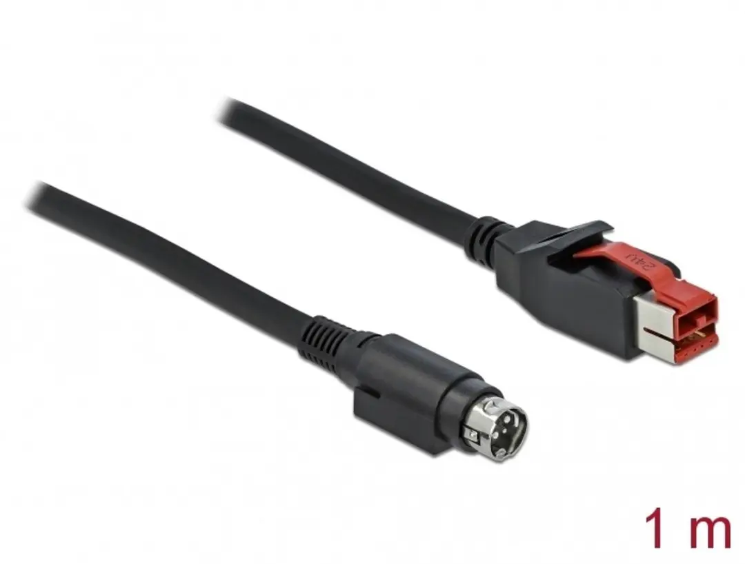 Delock PoweredUSB Kabel 24V Mini-DIN 3-pin