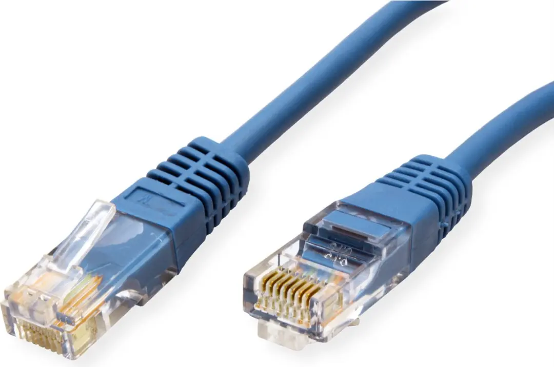 Roline Patchkabel Cat.5e UTP PoE - 0,5m - Blauw