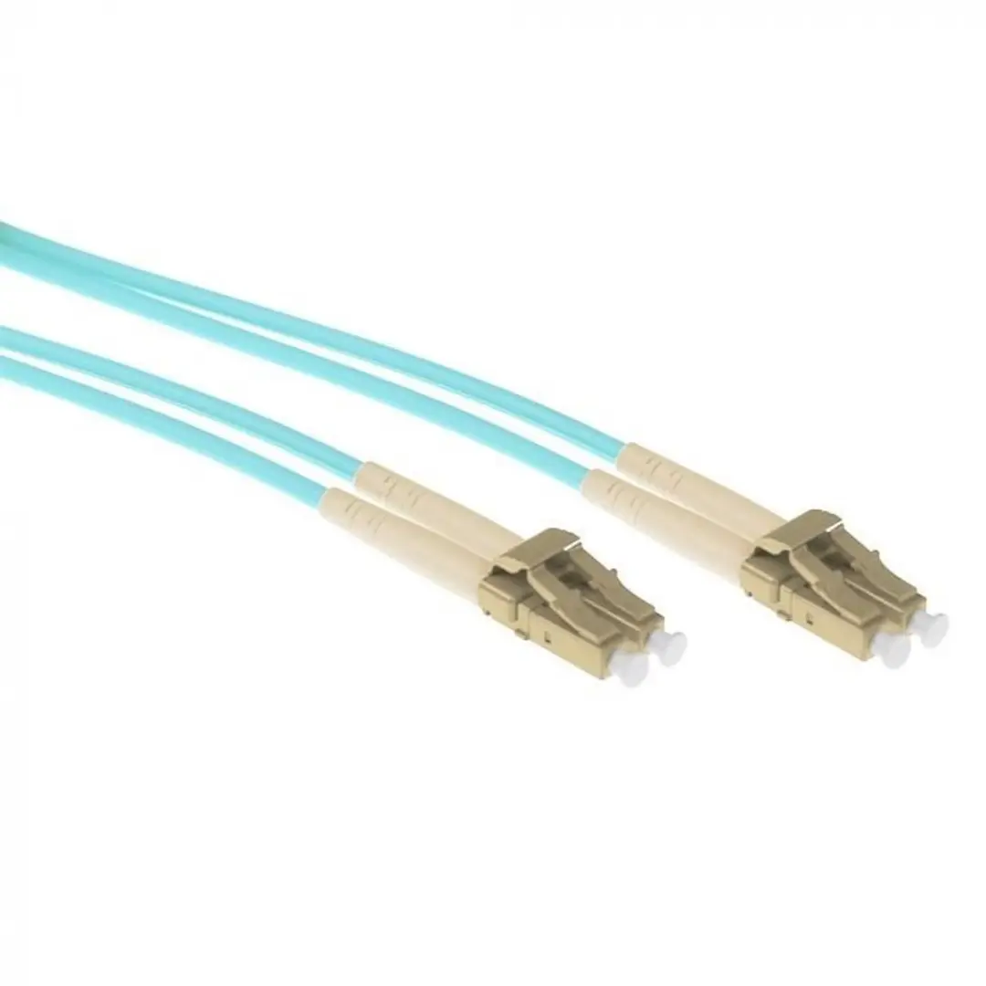 ACT RL9600 Glasvezelkabel 0,5m Duplex LC Aqua