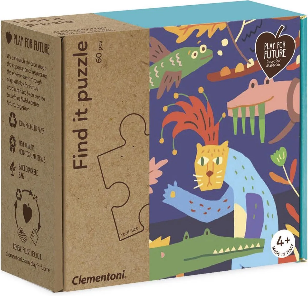 Clementoni Find It Legpuzzel 60 Stuks