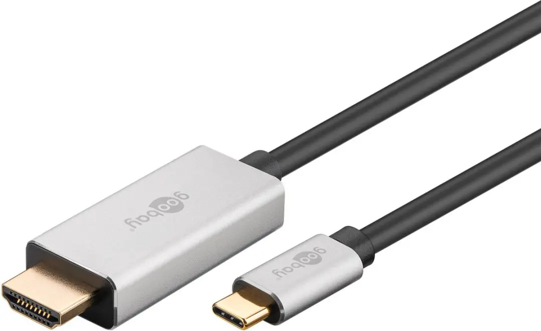 Goobay USB-C naar HDMI Kabel 8K/4K120 - 3m - Aluminium - 10 Stuks