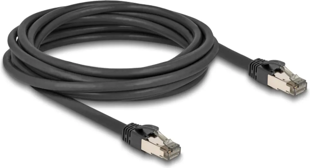 Delock Cat.6A U/FTP Netwerkkabel 5m - Zwart